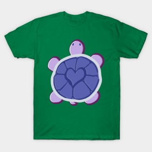 Purple Heart Turtle T-Shirt